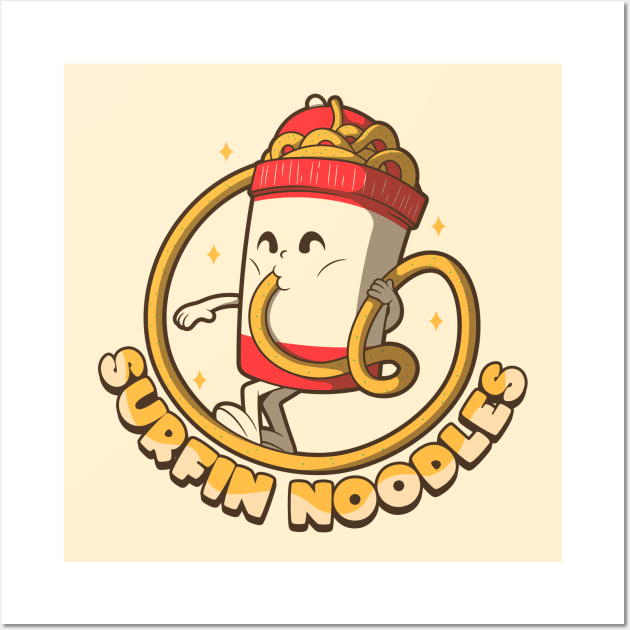 Surfin Noodles! Wall Art by pedrorsfernandes